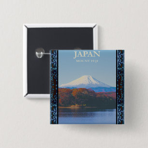 Bóton Quadrado 5.08cm Botão Japão