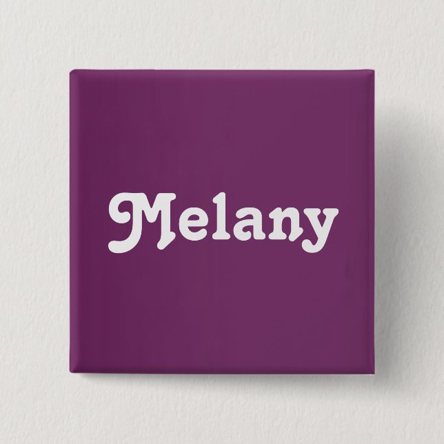 Bóton Quadrado 5.08cm Botão Melany (Frente)