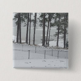 Bóton Quadrado 5.08cm botão metálico 'Static Snow'