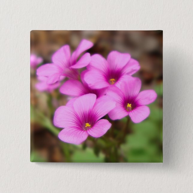 Bóton Quadrado 5.08cm Botão Na Minha Porta (Frente)