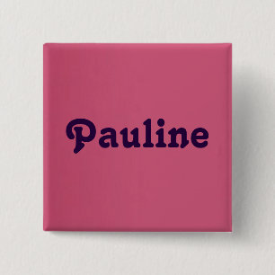 Bóton Quadrado 5.08cm Botão Pauline