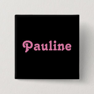 Bóton Quadrado 5.08cm Botão Pauline