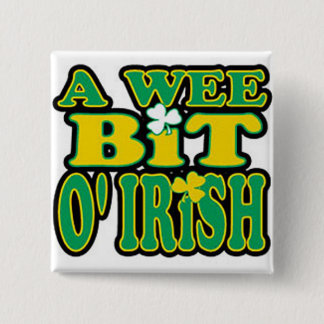 Bóton Quadrado 5.08cm Botão pequenino de O'Irish do bocado