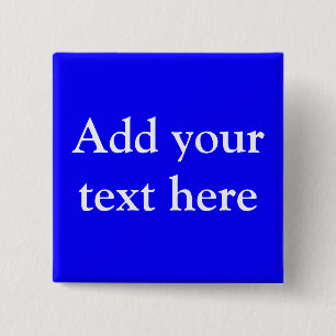 Bóton Quadrado 5.08cm Botão Personalizado