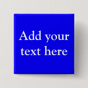 Bóton Quadrado 5.08cm Botão Personalizar