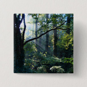 Bóton Quadrado 5.08cm Botão Primeira Luz