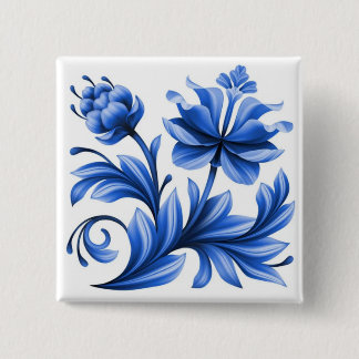 Bóton Quadrado 5.08cm Botão Quadrado