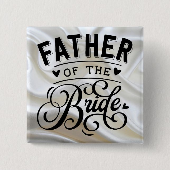 Bóton Quadrado 5.08cm - Botão Quadrado (Frente)