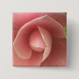 Bóton Quadrado 5.08cm Botão Quadrado Cor-de-Rosa Camellia
