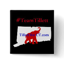 Botão quadrado do CT do logotipo do #TeamTillett
