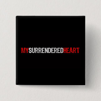 Bóton Quadrado 5.08cm botão quadrado do msh