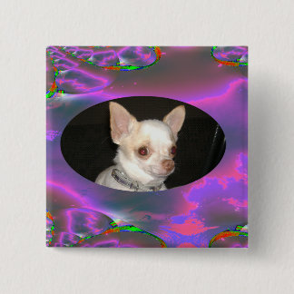 Bóton Quadrado 5.08cm Botão quadrado do Rad Roddo