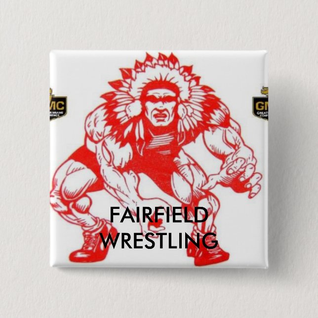 Bóton Quadrado 5.08cm Botão quadrado - personalizado (Frente)