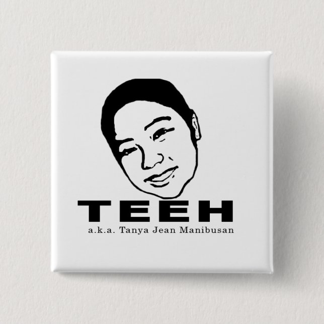 Bóton Quadrado 5.08cm Botão quadrado - personalizado (Frente)