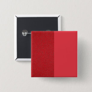 Bóton Quadrado 5.08cm Botão Quadrado Vermelho de Tomato de Textura Dupla