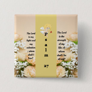 Bóton Quadrado 5.08cm Botão Salm 27:1