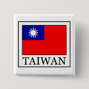 Bóton Quadrado 5.08cm Botão Taiwan