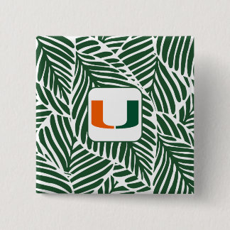 Bóton Quadrado 5.08cm Botão U Miami