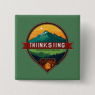 Bóton Quadrado 5.08cm Botões