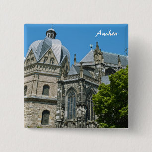 Bóton Quadrado 5.08cm Botões de Aachen