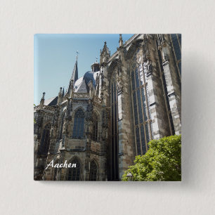 Bóton Quadrado 5.08cm Botões de Aachen