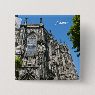Bóton Quadrado 5.08cm Botões de Aachen