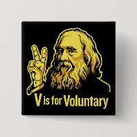 Botões de Lysander Spooner Voluntaryism