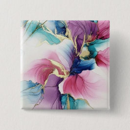 Bóton Quadrado 5.08cm Botões estilosos - Elevem sua moda e seus artesana