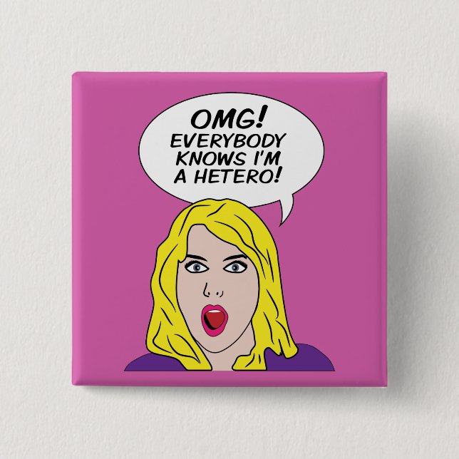 Bóton Quadrado 5.08cm Botões RETROS da HISTÓRIA EM QUADRINHOS (Frente)