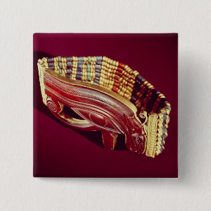 Bóton Quadrado 5.08cm Bracelete flexível do grânulo