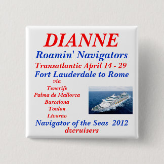 Bóton Quadrado 5.08cm branco do navegador do nome de etiqueta