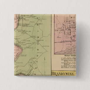 Bóton Quadrado 5.08cm Brandywine
