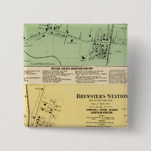 Bóton Quadrado 5.08cm Brewsters Sta, Patterson