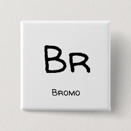 Bóton Quadrado 5.08cm Bromo - Br