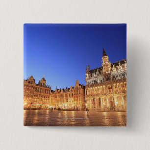 Bóton Quadrado 5.08cm Bruxelas, Bélgica 2