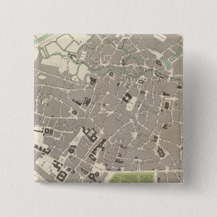 Bóton Quadrado 5.08cm Bruxelas Bruxelles