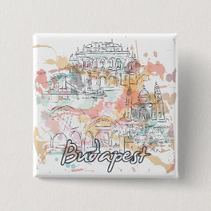 Bóton Quadrado 5.08cm Budapest