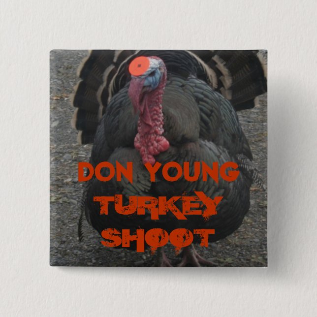 Bóton Quadrado 5.08cm Bullseye (Frente)