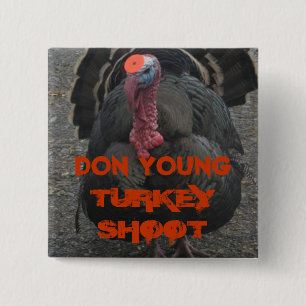 Bóton Quadrado 5.08cm Bullseye