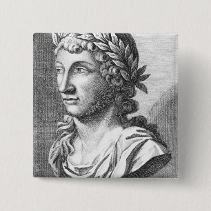 Bóton Quadrado 5.08cm Busto de Xenophanes
