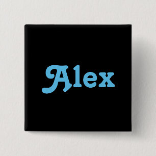 Bóton Quadrado 5.08cm Button Alex