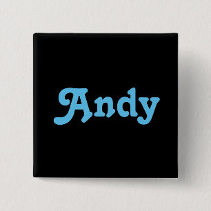 Bóton Quadrado 5.08cm Button Andy