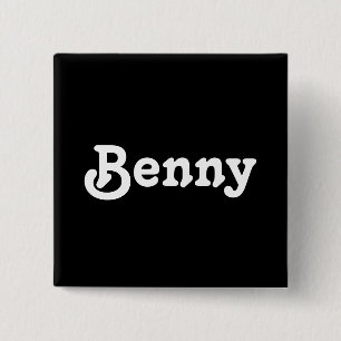 Bóton Quadrado 5.08cm Button Benny