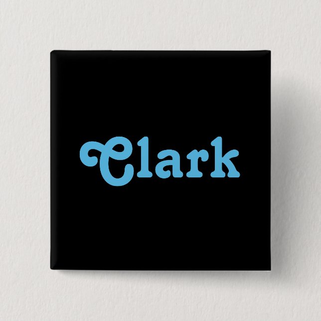 Bóton Quadrado 5.08cm Button Clark (Frente)