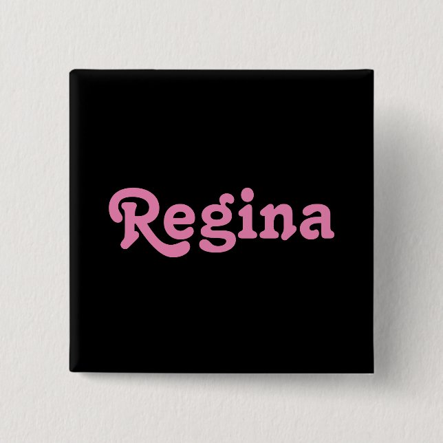 Bóton Quadrado 5.08cm Button Regina (Frente)