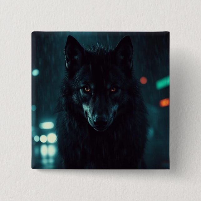 Bóton Quadrado 5.08cm Buttons  (Frente)