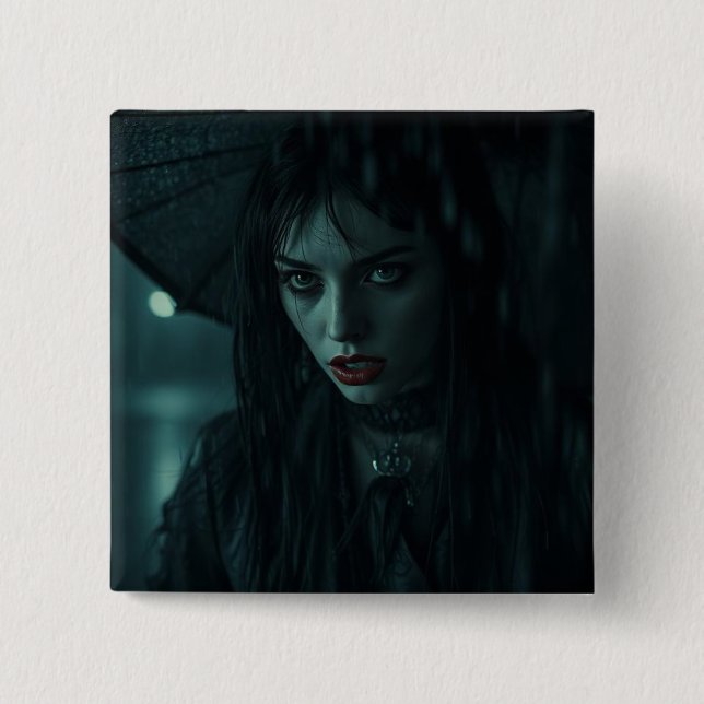 Bóton Quadrado 5.08cm Buttons  (Frente)