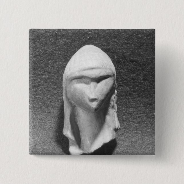 Bóton Quadrado 5.08cm Cabeça de uma mulher conhecida como Venus de (Frente)
