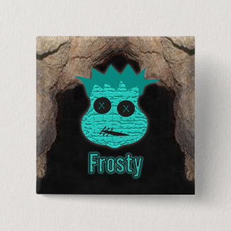 Bóton Quadrado 5.08cm Cabeças Voodoo ~ Caverna