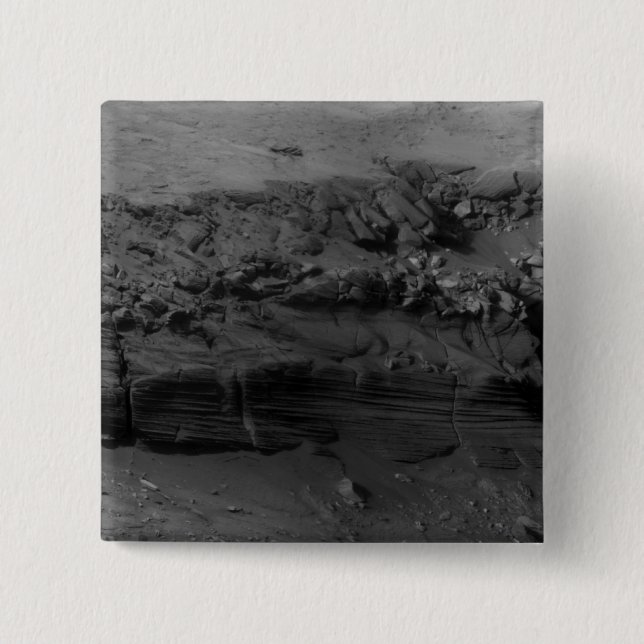 Bóton Quadrado 5.08cm Cabo Verde, Marte (Frente)